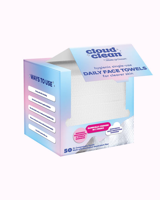 Cloud Clean Daily Face Towels 50ct