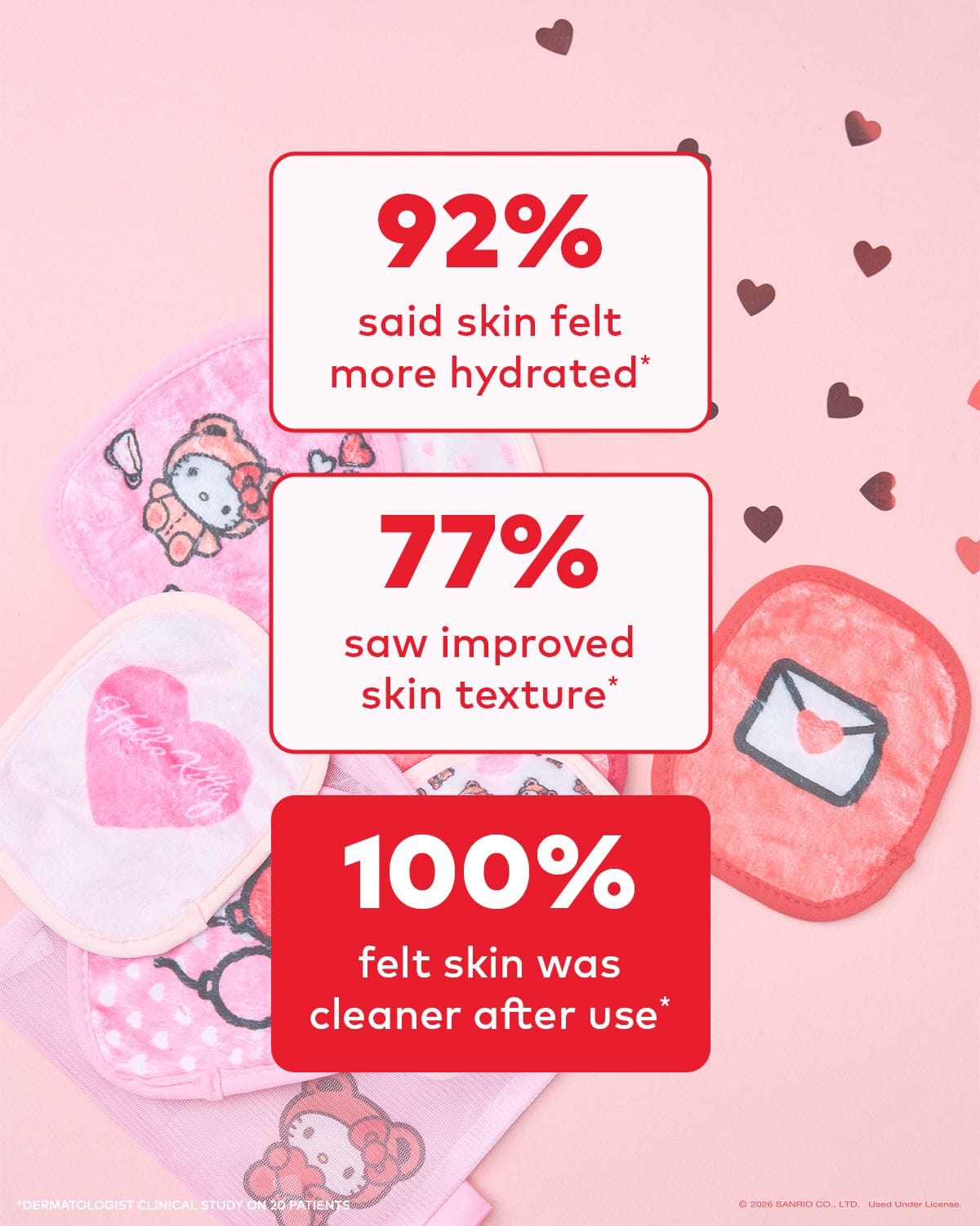 クレンジング・メイク落とし mame.neko Hello Kitty 7-Day Sets – The Original MakeUp Eraser