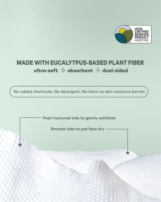 Cloud Clean Daily Face Towels 30ct