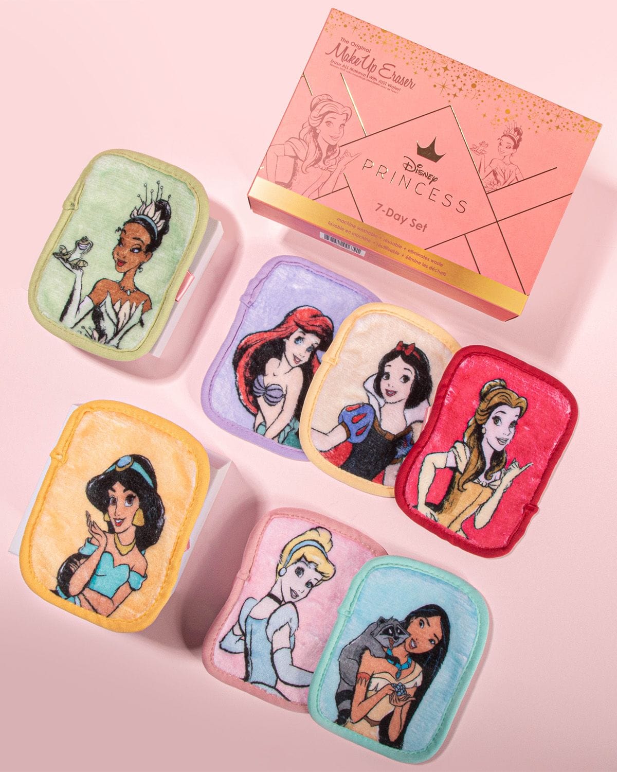 The Original Makeup Eraser store Disney NBC 5pc Mini Set, Princess, Villains 7-Day Set