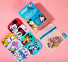 Mickey & Friends 7-Day Set packaging next to Mickey & Friends 7-Day Set Makeup Eraser cloth and laundry bag.