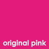 Pink background with white text that reads "original pink".